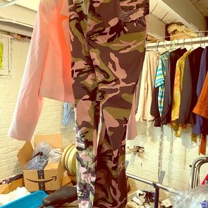 Ladies army fatigue pants & jacket